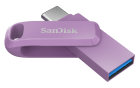 Zibatmiņa SanDisk Ultra Dual Drive Go USB-A / USB Type-C 256GB Lavender (SDDDC3-256G-G46L