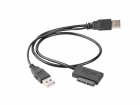 Gembird USB - SATA for Slim SATA SSD, DVD 0.5m (A-USATA-01