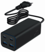 Lādētājs Gembird Universal USB charger 4-port 100W GaN (TA-UC-2A2C-PD100-01-BK