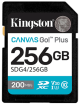 Atmiņas karte Kingston 256GB SDXC Canvas Go Plus Gen4 (SDG4/256GB