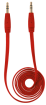Audio kabelis Trust Flat 1m Red 3.5mm - 3.5mm (20177