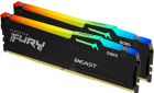 Operatīvā atmiņa Kingston FURY Beast RGB 128GB Black (KF556C36BBEAK2-128