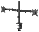 Monitora stiprinājums Savio  17 - 32 Dual monitor desk mount  (UM-03