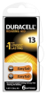 Baterijas Duracell Hearing Aid 13 (A13) 6-paka (4043752397864