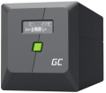 Nepārtrauktas barošanas bloks Green Cell PowerProof LCD UPS 1000VA 600W USB 2x Schuko + 2x IEC (UPSLM600