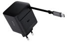 Lādētājs Trust Maxo 65W Black USB-C 67 cm izvelkams vads (25805