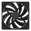 Ventilators NZXT F140Q V2 Black 140mm (RF-Q14SF-B2