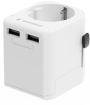 Adapteris Gembird Universal Travel Adapter 12W (TPA-EU2A12-01-W