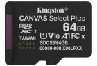 Atmiņas karte Kingston MicroSDXC 64GB Canvas Select Plus bez adaptera (SDCS3/64GBSP