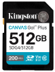 Atmiņas karte Kingston 512GB SDXC Canvas Go Plus Gen4 (SDG4/512GB