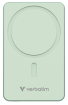 Enerģijas krātuve Verbatim Charge n Go 10000mAh Magnetic Wireless Charge Green (32228V