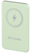 Enerģijas krātuve Verbatim Charge n Go 5000mAh Magnetic Wireless Charge Green 20W (32241V