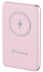 Enerģijas krātuve Verbatim Charge n Go 10000mAh Magnetic Wireless Charge Pink (32248V