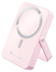 Powerbank Verbatim Charge N Go 10000mAh   Magnetic Wireless Charge Pink With Stand (32267V