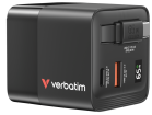 Lādētājs Verbatim GaN Wall Charger 65W 2 Port with Retractable Cable (32217V