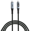 Kabelis Verbatim Sync&Charge Cable with Power Display 100W 120cm (31848V