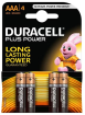 Baterijas Duracell AAA Alkaline 4-pack (5000394127326