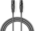 Kabelis Nedis XLR M - XLR F 3m (COTH15010GY30