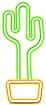 Led lampa Cactus Glow On Neon Effect (LUNEONCACTUS