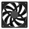 Ventilators NZXT F120Q V2 Black PWM (RF-Q12SF-B2
