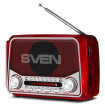 Skaļrunis Sven SRP-150 FM,AM,SW Radio Bluetooth Red (SRP-150/R