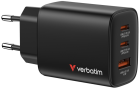 Charger Verbatim Essentials GaN Wall Charger 65W 3 Port Black (32352V