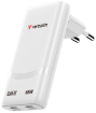 Lādētājs Verbatim Fold n Go GaN 65W USB-C White (32355V