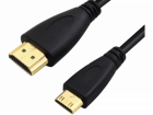 Kabelis Brackton HDMI Male - mini HDMI Male 1.5m Black (MHD-HDE-0150.B