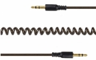 Gembird 3.5mm Male - 3.5mm Male Spiral 1.8m Black (CCA-405-6