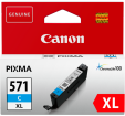Tintes kārtridžs Canon CLI-571XL Cyan (0332C001
