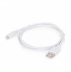 Gembird USB Male - Apple Lightning Male 1m White (CC-USB2-AMLM-W-1M