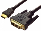 Kabelis Brackton DVI Male - HDMI Male 2m Black (DHD-BKR-0200.BS