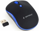 Gembird MUSW-4B-03 Wireless Black/Blue (MUSW-4B-03-B