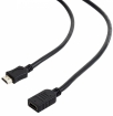 Gembird High speed HDMI Male - HDMI Female Ethernet 1.8m Black 4K (CC-HDMI4X-6