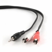 Kabelis Gembird 3.5mm Jack - 2x RCA 1.5m (CCA-458