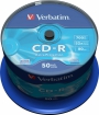 Blank CD-R Verbatim 700MB 1x-52x Extra Protection 50 Pack Spindle (43351V