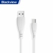 Blackview USB Male microUSB male 1m White for Rugged phones OEM (BVCW100MICROUSB