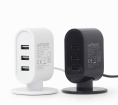 EnerGenie USB Desktop Charger Black/White Mix (EG-U3C3A-01-MX