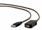 Kabelis Gembird USB Male - USB Female 10m Black (UAE-01-10M