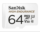 SanDisk MAX Endurance 4K 64GB + Adapter (SDSQQVR-064G-GN6IA