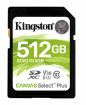 Kingston 512GB SDXC Canvas Select Plus  (SDS2/512GB