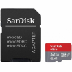 SanDisk Ultra 32GB MicroSDHC + Adapter (SDSQUA4-032G-GN6MA