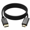 RoGer DisplayPort Male to HDMI Male Black 1.8m 4 x 2K (RO-DP-HDMI-BK