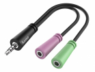 Hama 3.5 mm Female - 2 x 3.5 mm Male Black (200352H
