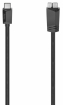 Hama USB Type-C Male - Micro USB Male 0.75m Black (200655H