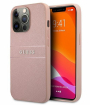 Guess Saffiano Stripe Back Case for Apple iPhone 13 Mini Pink (GUHCP13SPSASBPI