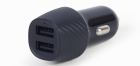 Gembird 2-port USB Car Charger 4.8 A Black (TA-U2C48A-CAR-01