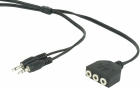 Extension cable Gembird 3,5mm*2 Jack Stereo (CC-MIC-1