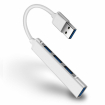 USB centrmezgls iBox IUH3FAS 3xUSB 2.0 1xUSB 3.0 Silver (IUH3FAS