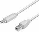 Logilink USB-C Male - USB-B Male 2m Grey (CU0161